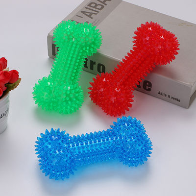 BSCI Cute Molar Dog Bite Toys Dog Chew اسباب بازی Squeaky Bone with Massage Particle