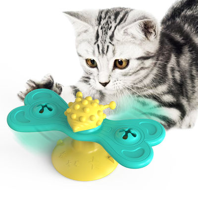TPR Pet اسباب بازی بچه گربه چرخشی اسباب بازی گربه آسیاب بادی