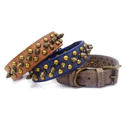 یقه سگ مردانه مبل راحتی یکپارچهسازی با سیستمعامل PU Solid Durable Rivet Gentility