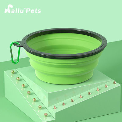 TPE ABS Carabiner Dog کاسه آب تغذیه سگ تاشو برای حیوانات خانگی