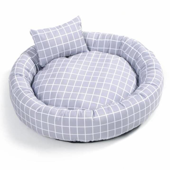 عمده فروشی تخت نرم گرم گرم حیوان خانگی با بالش دونات Cuddler Cats سگ تخت حیوان خانگی لوکس بدون ته لغزش