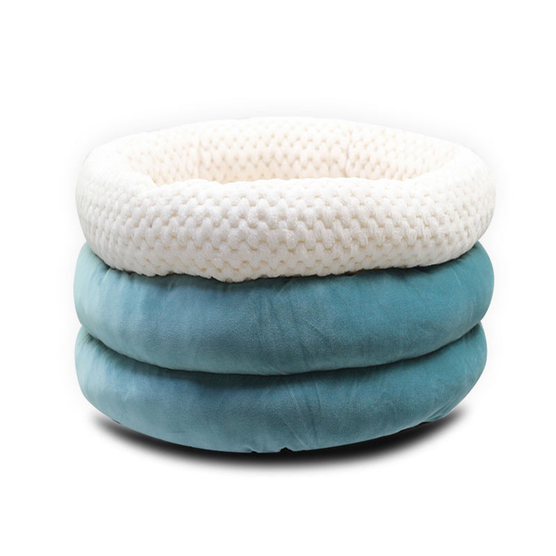 2021 عمده فروشی Cuddle Cup Shape گربه و سگ تختخواب حیوانات خانگی با دیوارهای بلند برای خانه حیوان خانگی قابل شستشو با خواب عمیق