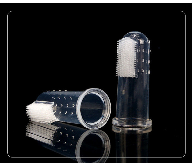 ابزار تمیز کردن سگ Bristle Silicone Dog Cleaning دندان مسواک سگ مراقبت از دهان مسواک حیوان خانگی
