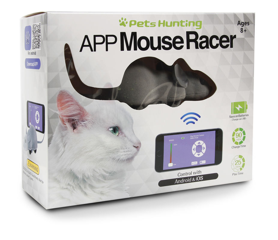 App Mouse Racer Phone Control Cat Toy with Android &amp; IOS Interactive
