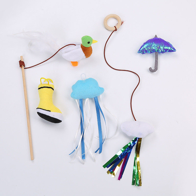 تعمیرات لیزری تیزر گربه اسباب بازی Wand Assorted Plush Vocal Shoes Birds Shape Cat Cat Toy