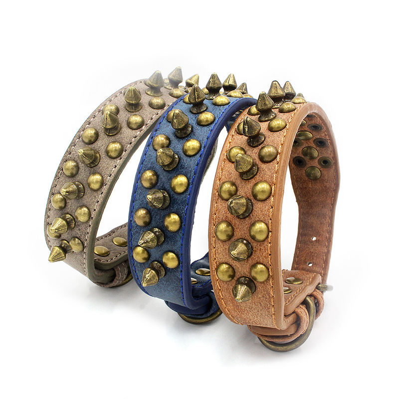 یقه سگ مردانه مبل راحتی یکپارچهسازی با سیستمعامل PU Solid Durable Rivet Gentility