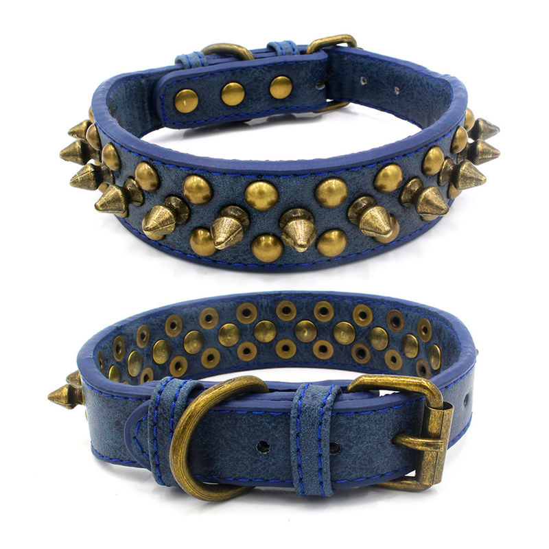 یقه سگ مردانه مبل راحتی یکپارچهسازی با سیستمعامل PU Solid Durable Rivet Gentility