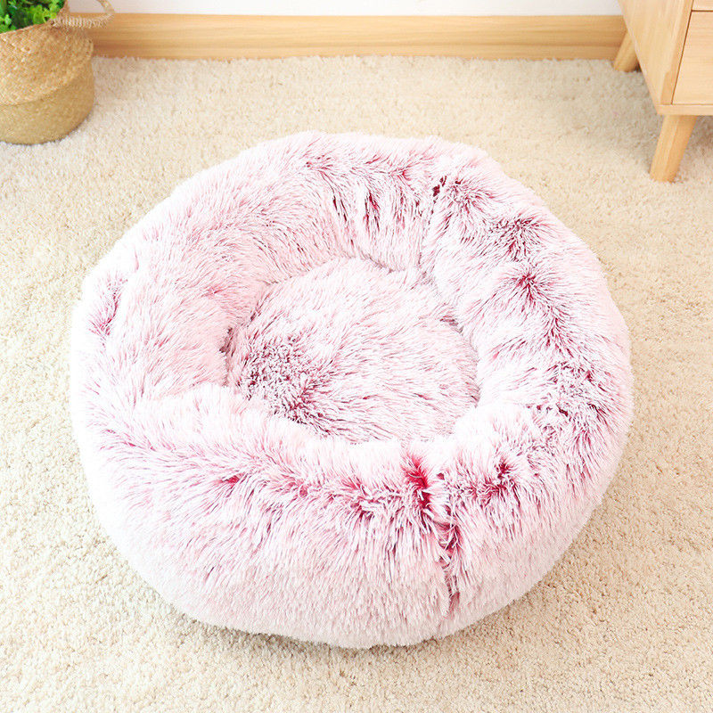 تخت خواب حیوان خانگی مخمل خواب دار با کیفیت بالا لوکس فوق العاده نرم کرکی دم دستی گربه سگ Nest Faux Fur Dog تخت آرامش بخش
