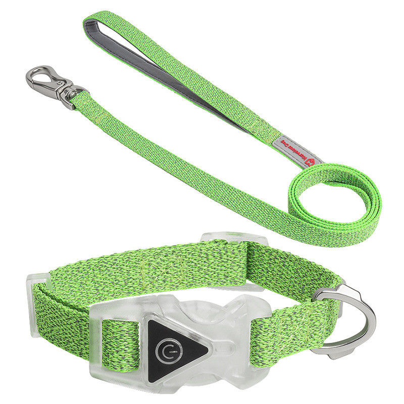 قلاب سگ Led Dog قلاب دسته بند قابل تنظیم تزئینی نایلون طناب سگ بند بند بازتابنده سگ