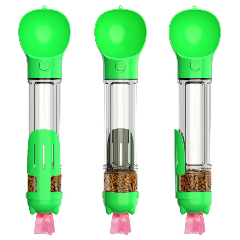 بطری آب توله سگ قابل حمل 4 در 1 300ml برای پیاده روی و سفر