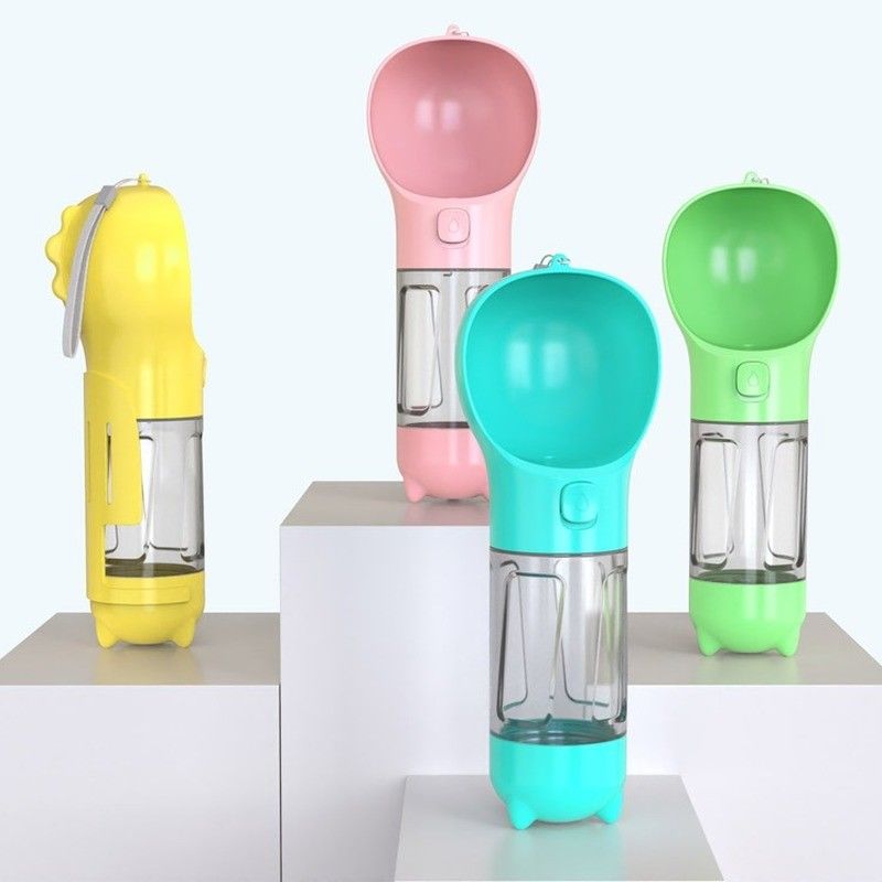 BSCI Leak Proof 2 In 1 Dog Bottle Water Puppy توزیع کننده آب با بیل Poop