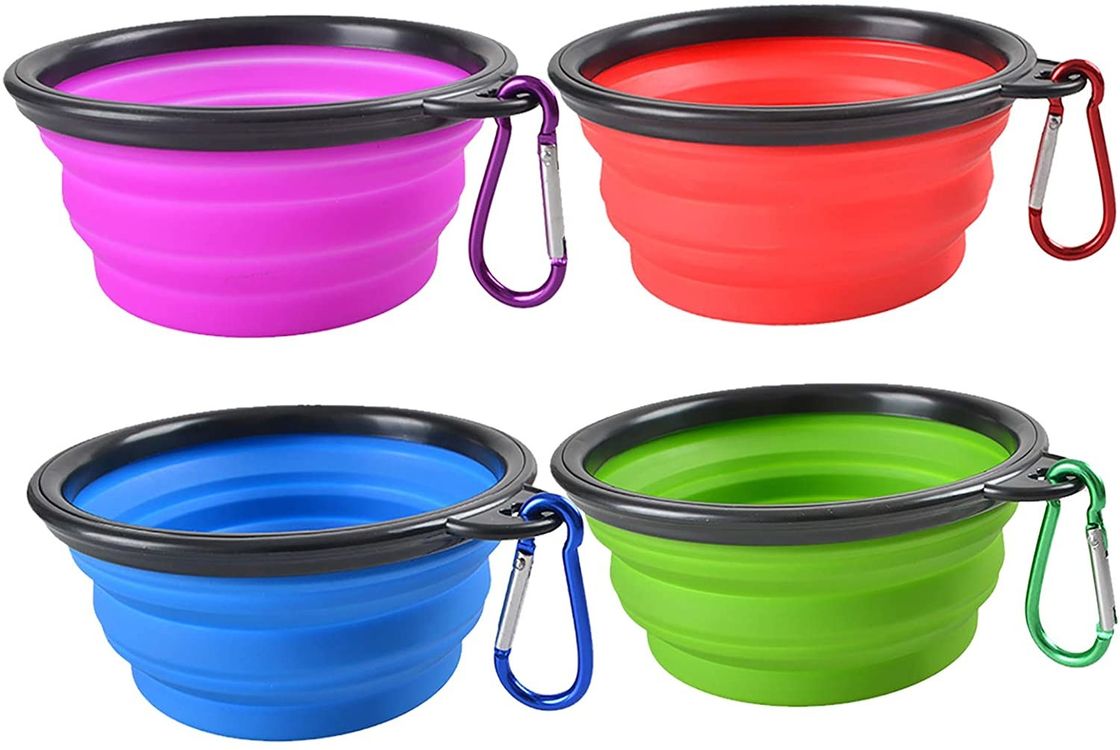 TPE Foldable Travel Travel Collapsible Bowl Expandable for Pet Cat
