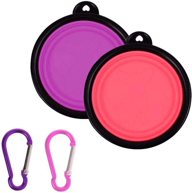 TPE Foldable Travel Travel Collapsible Bowl Expandable for Pet Cat