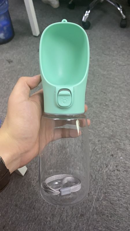 بطری آب سگ تاشو 12 OZ با دیسپنسر برای پیاده روی در فضای باز حیوانات پیاده روی مسافرت