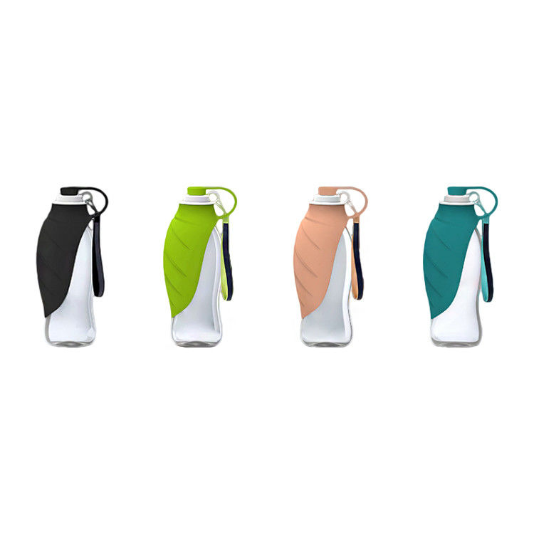 بطری آب قابل حمل سگ خانگی Leaf Shape 20oz بطری آب مسافرتی Dog Dog Travel
