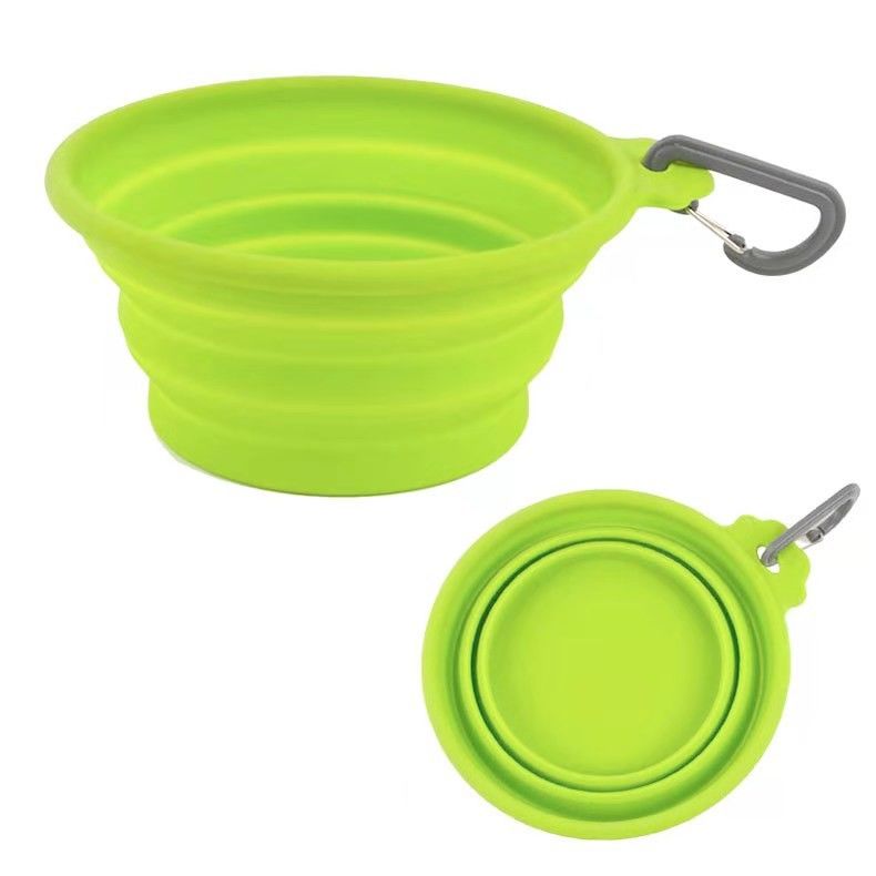 کاسه سگ سیلیکونی قابل گسترش 24oz برای تغذیه سفره و آبیاری ظرف