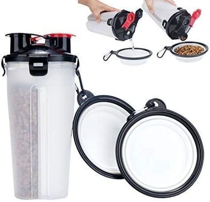 بطری آب سگ قابل حمل Hallupets قابل حمل برای پیاده روی پیاده روی